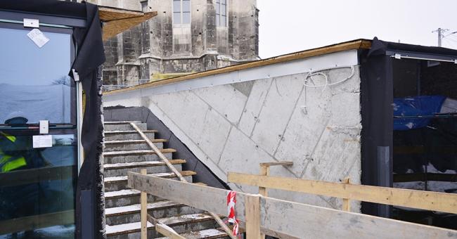 Modernizacja Muzeum Archeologicznego w Wiślicy - styczeń 2021